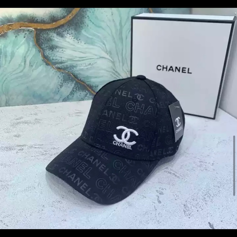 Designer hat with logo
